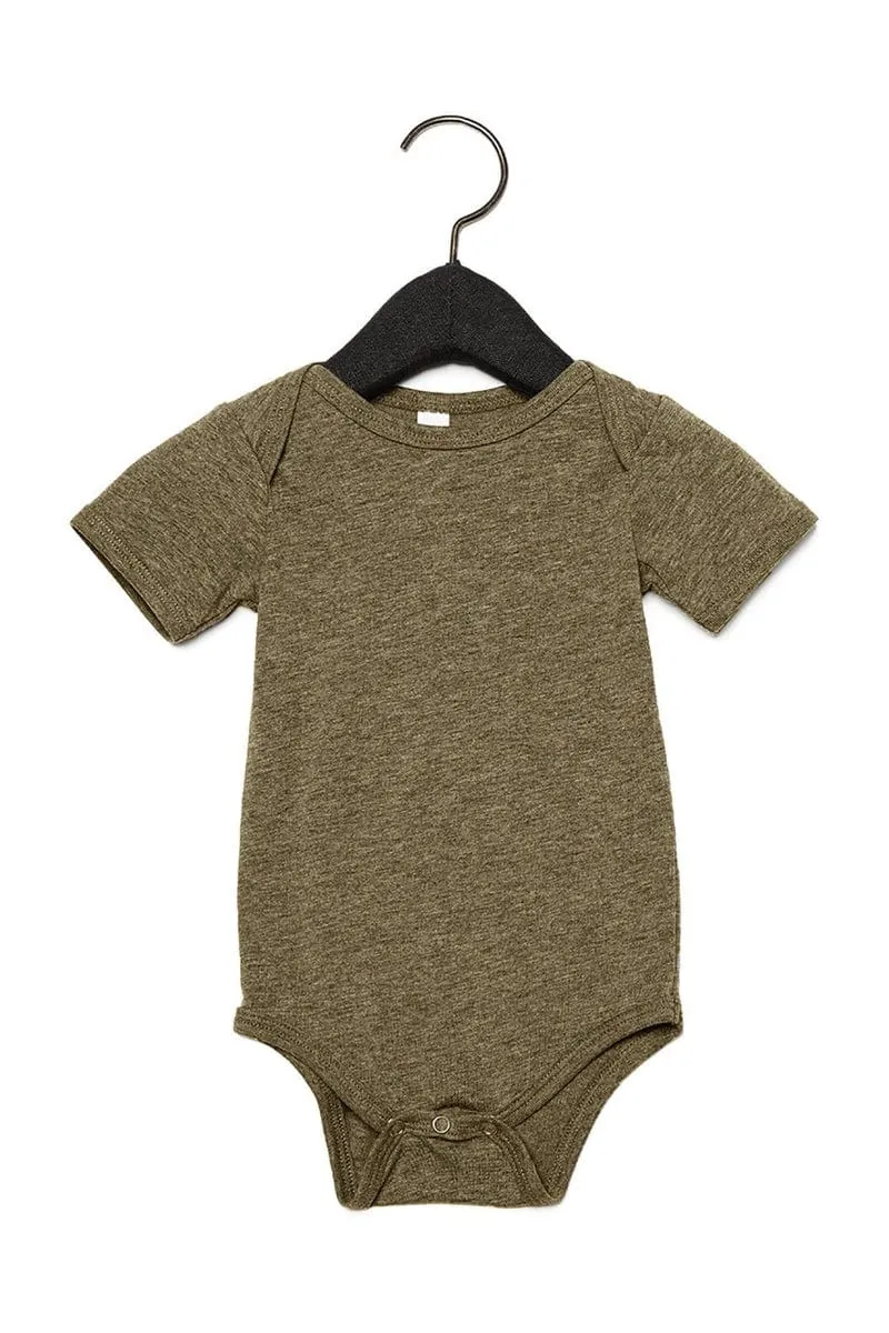 Bella   Canvas 134B: Infant Triblend Short Sleeve One-Piece