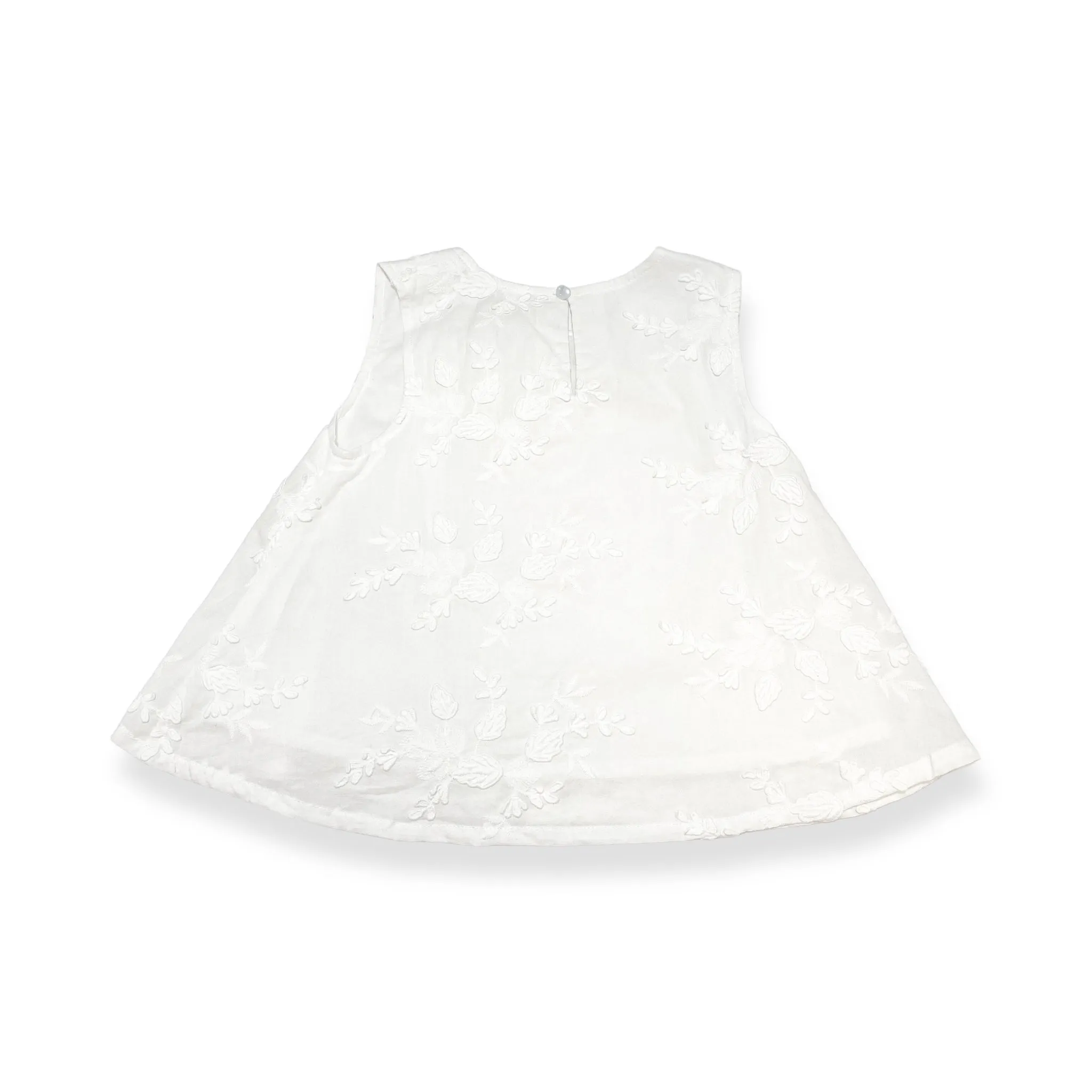 Floral Embroidery Cotton Blouse